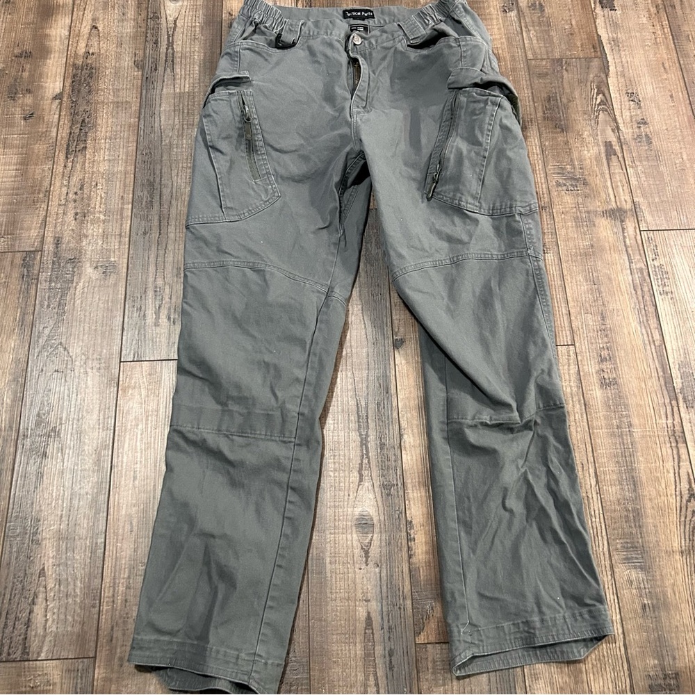 Tactical Pants Womens‎ Large Ripstop Military Cargo Outdoor Work Grey